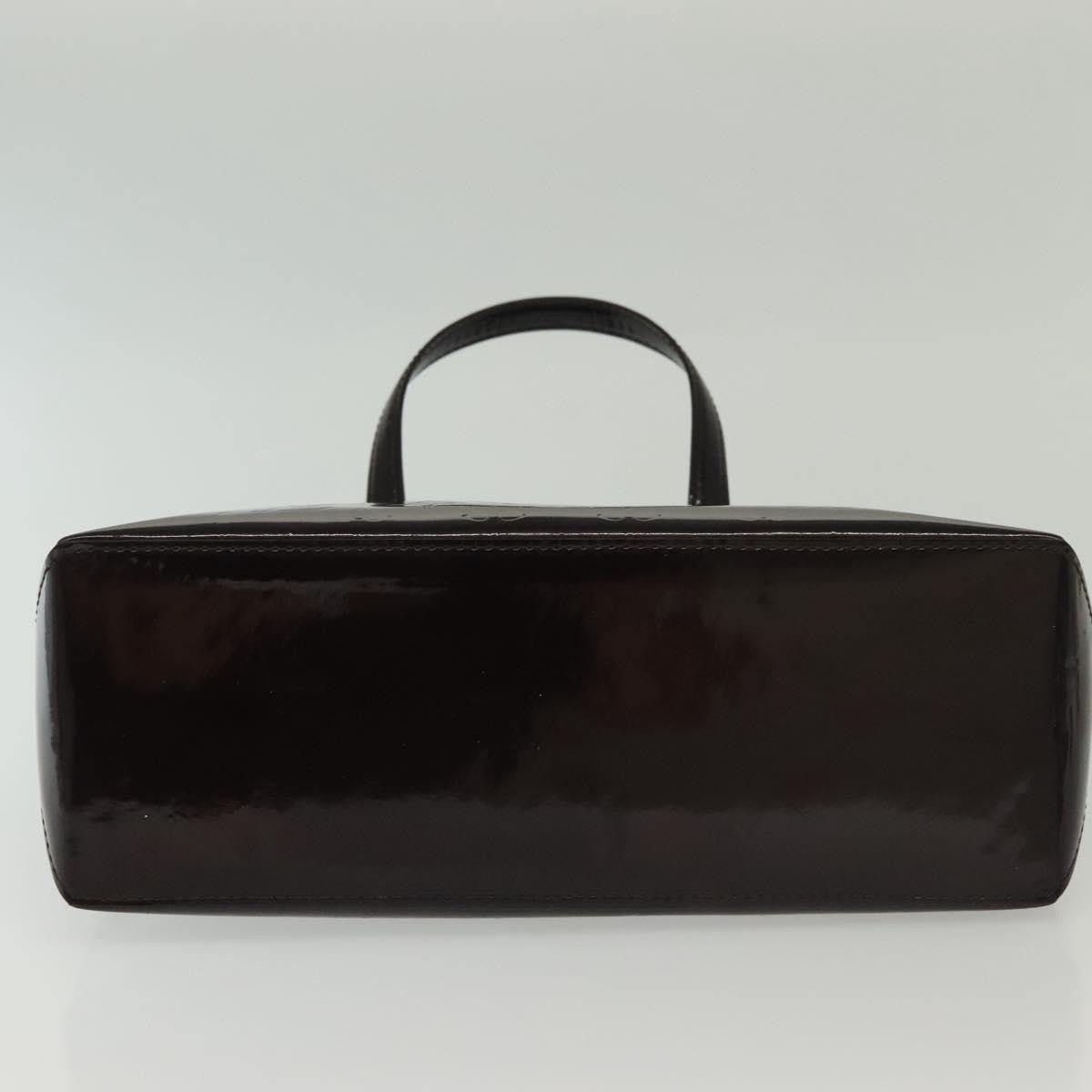 Louis Vuitton Wilshire Handbag Monogram Vernis, PURPLE, PATENT_LEATHER, Handbag