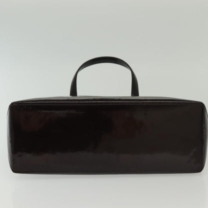 Louis Vuitton Wilshire Handbag Monogram Vernis, PURPLE, PATENT_LEATHER, Handbag