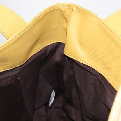 Burberry Blue Label Tote Bag Leather, YELLOW, LEATHER, Tote bag