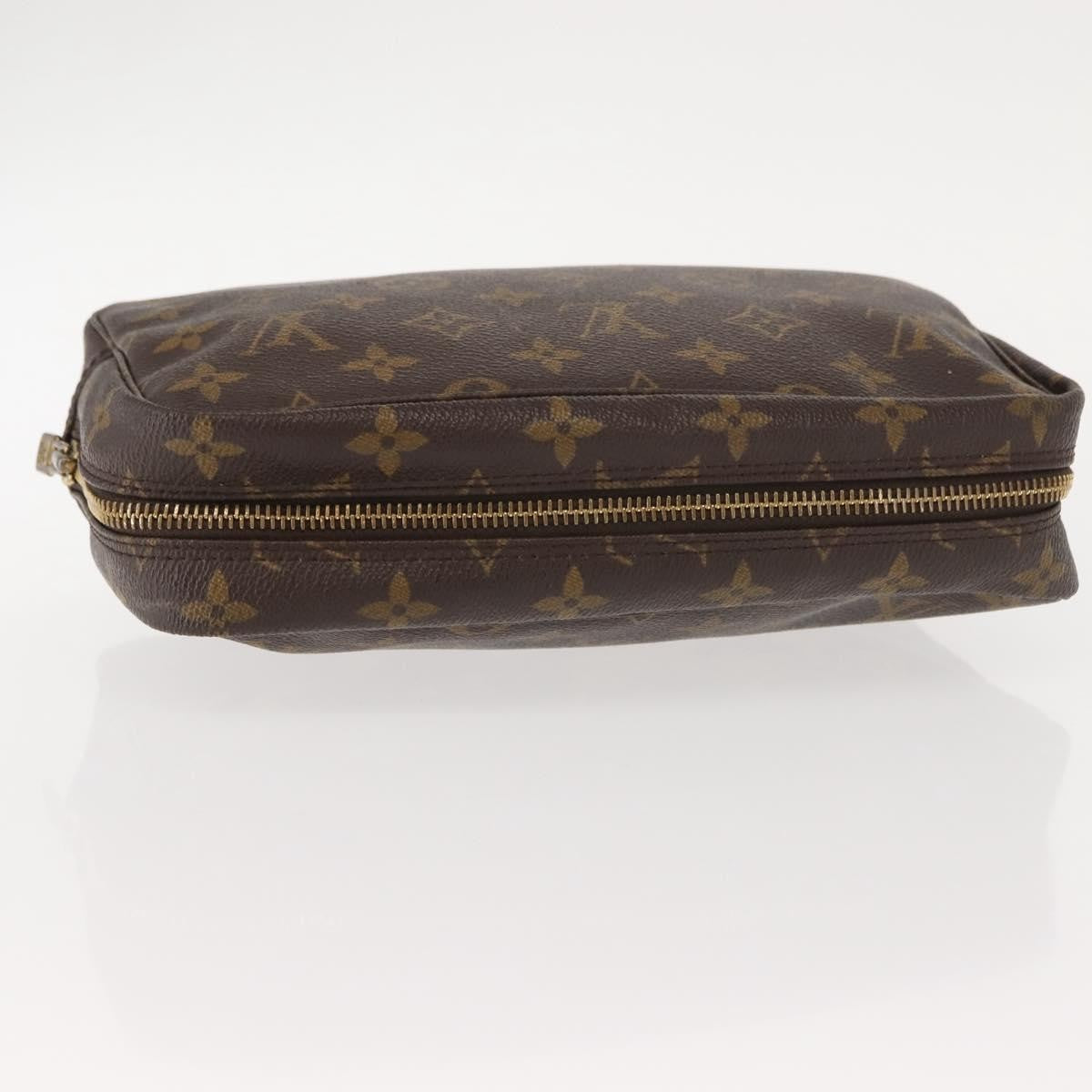 Louis Vuitton Trousse Toiletry Pouch Monogram Canvas, BROWN, CANVAS, Toiletry Case