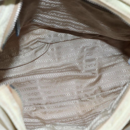 Prada Double Pocket Buckle Flap Bag Tessuto, BEIGE, NYLON, Shoulder bag