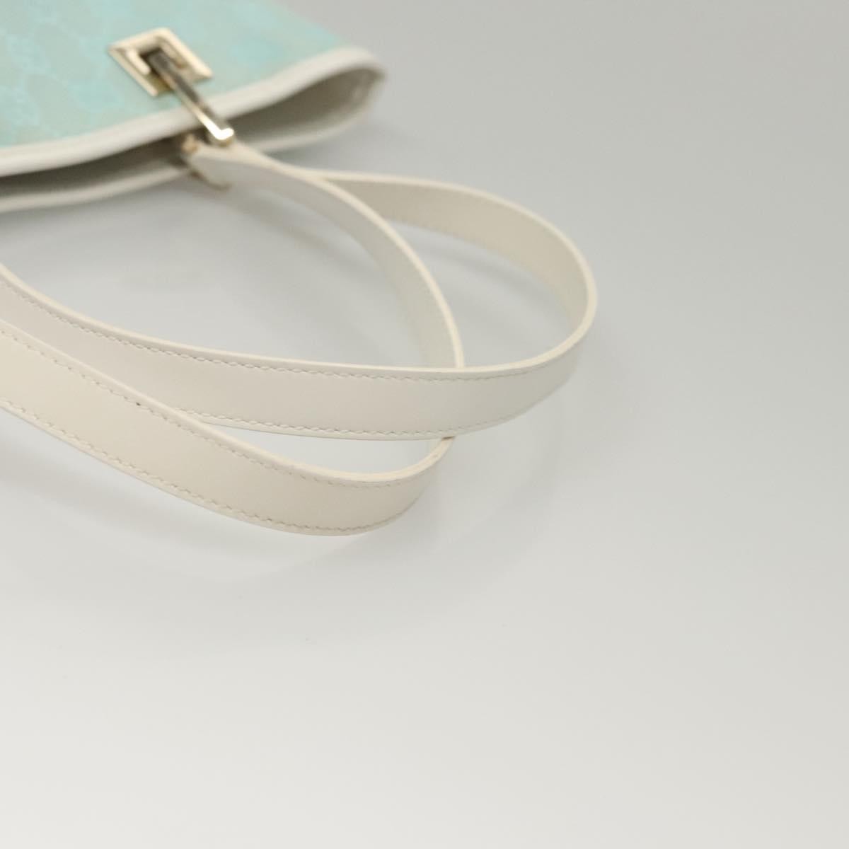 Gucci Vintage Bucket Shopping Tote GG Canvas, BLUE, CANVAS, Tote bag