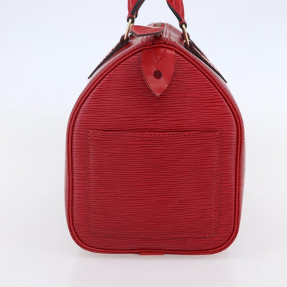 Louis Vuitton Speedy Handbag Epi Leather, RED, LEATHER, Handbag