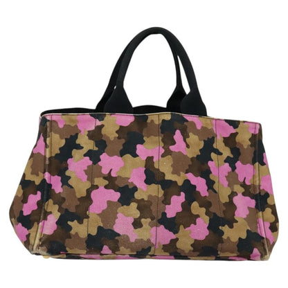 Prada Canapa Open Tote Canvas, MULTICOLOUR, CANVAS, Tote bag