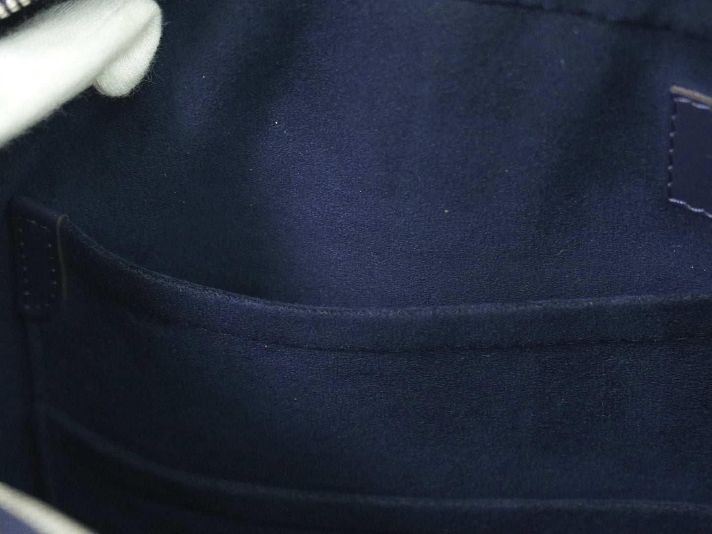 Louis Vuitton Brooks Briefcase Epi Leather, NAVY, LEATHER, Briefcase