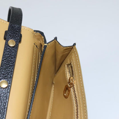 Burberry D-Ring Shoulder Bag Leather, BLACK, LEATHER, Shoulder bag