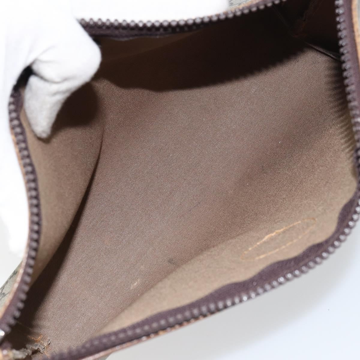 Gucci Zip Pouch GG Canvas, BEIGE, CANVAS, Clutche & pouche