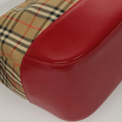 Burberry Nova Check Handbag Nova Check Canvas and leather, BEIGE, CANVAS, Handbag