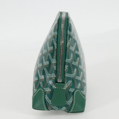 Goyard Vendome cosmetic pouch Canvas, GREEN, CANVAS, Clutche & pouche