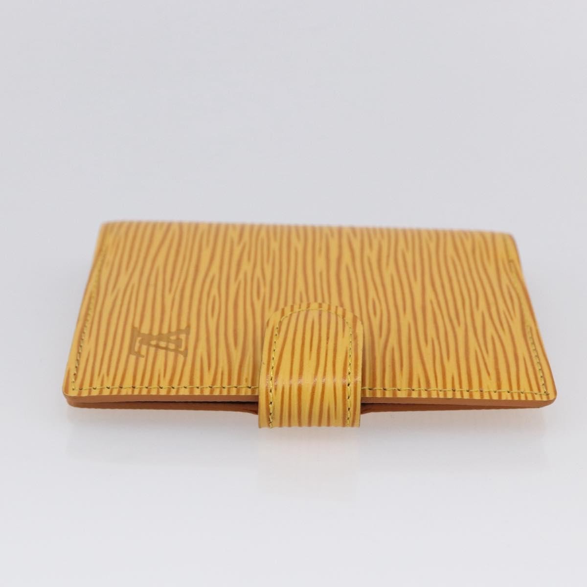 Louis Vuitton Agenda Cover Epi Leather, YELLOW, LEATHER, Wallets