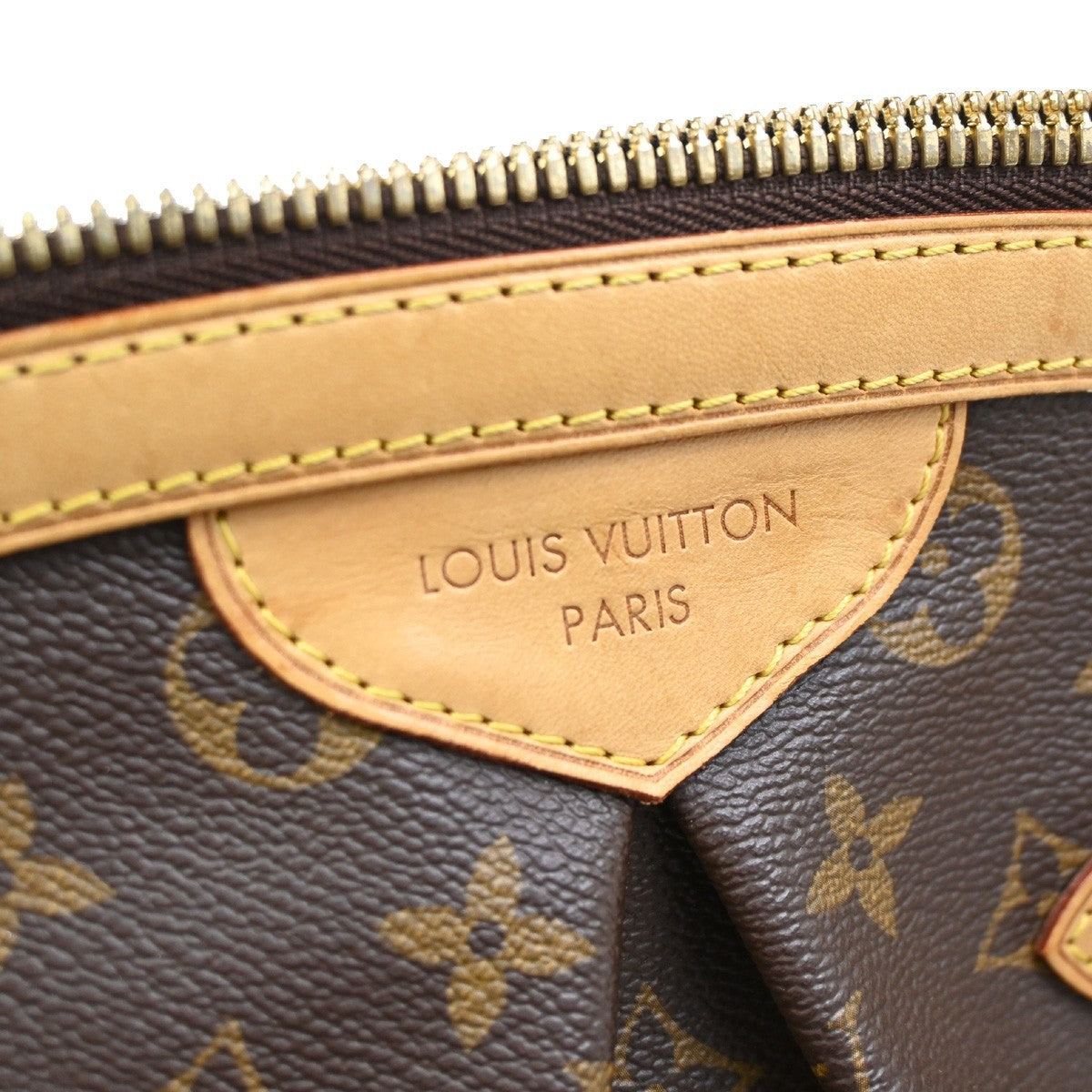 Louis Vuitton Tivoli Handbag Monogram Canvas, BROWN, CANVAS, Handbag