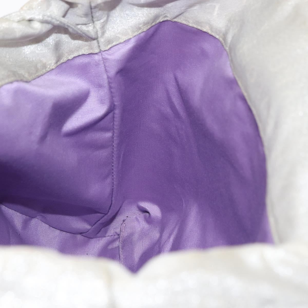 Bvlgari Logomania Tote bag Canvas, SILVER, CANVAS, Tote bag