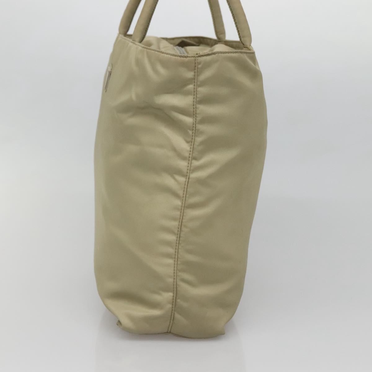 Prada Vintage Zip Tote Tessuto, BEIGE, NYLON, Tote bag