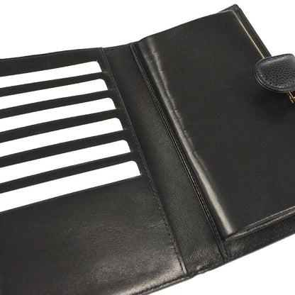 Chanel Timeless CC French Wallet Caviar, BLACK, LEATHER, Wallets