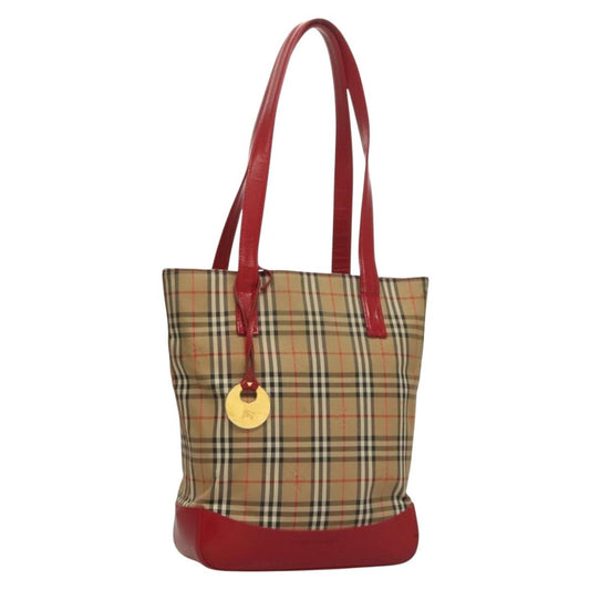 Burberry Nova Check Tote canvas check pattern, BEIGE, CANVAS, Tote bag