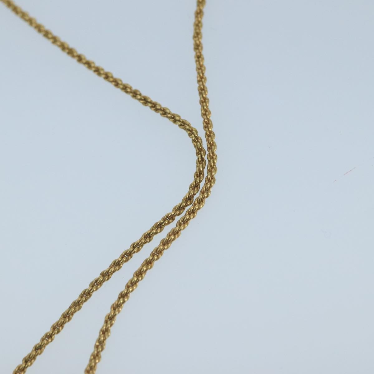 Christian Dior CD Pendant Necklace Metal, GOLD, METAL, Necklace