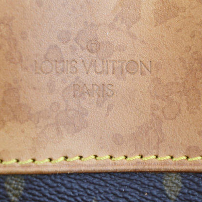 Louis Vuitton Alize Bag Monogram Canvas, BROWN, CANVAS, Travel bag