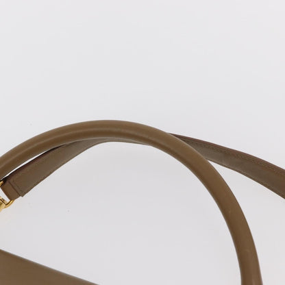 Celine Bicolor Trapeze Bag Leather, BEIGE, LEATHER, Handbag