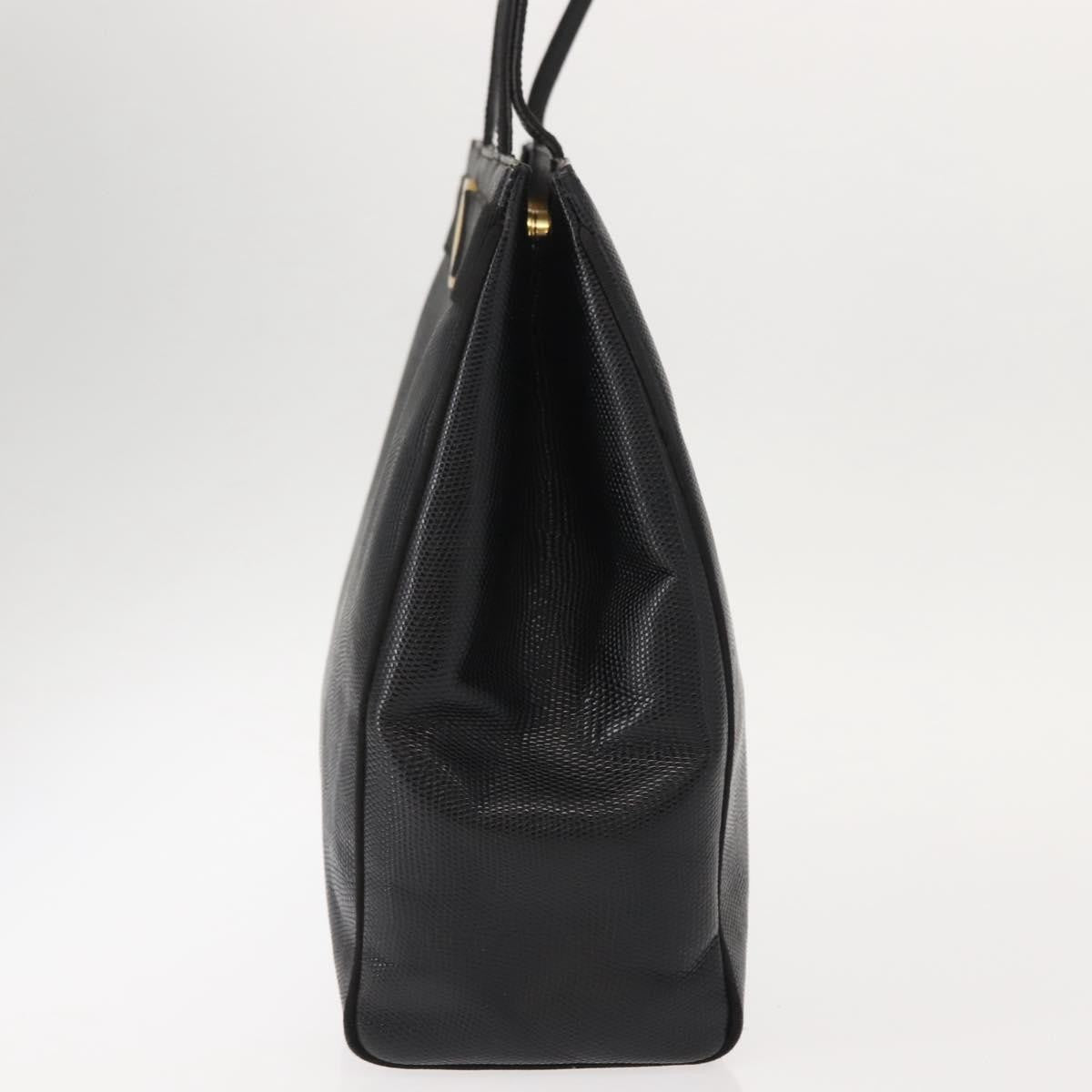 Salvatore Ferragamo Vala tote Leather, BLACK, LEATHER, Tote bag