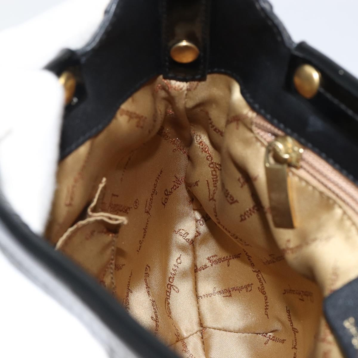 Salvatore Ferragamo Gancini Tote Patent leather, BLACK, PATENT_LEATHER, Tote bag