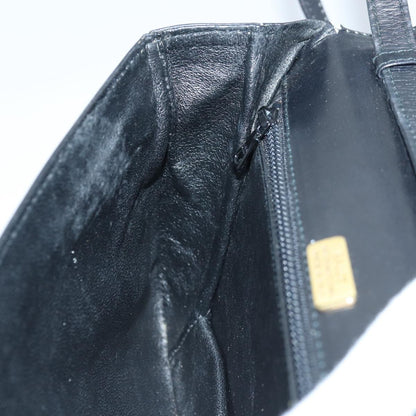 Bally Vintage Shoulder Bag Leather, Black, Leather, Shoulder Bag