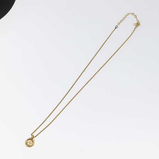 Christian Dior CD Pendant Necklace Gold-plated, GOLD, GOLD_PLATED, Necklace