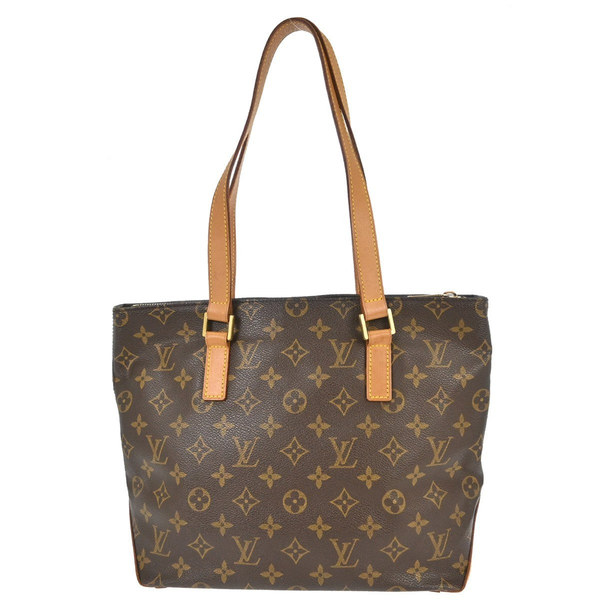 Louis Vuitton Cabas Piano Monogram Canvas, BROWN, CANVAS, Tote bag