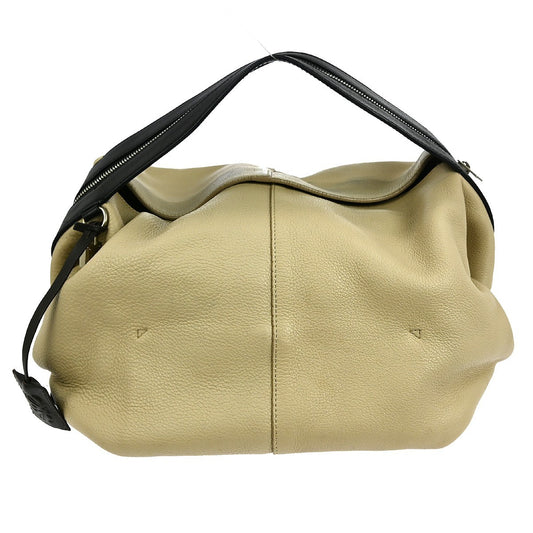 Loewe Vintage Handbag Leather, BEIGE, LEATHER, Handbag