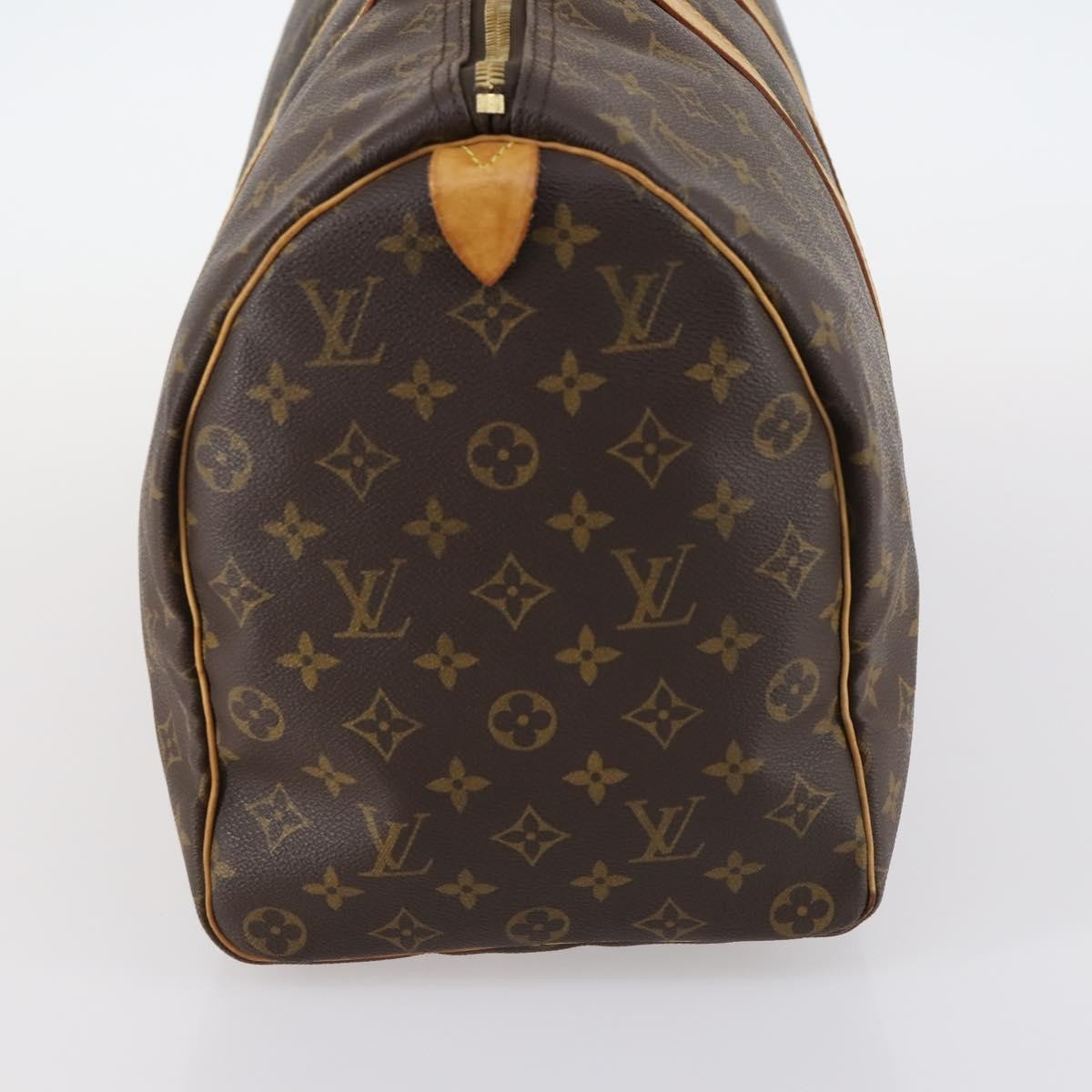Louis Vuitton Keepall Bag Monogram Canvas, BROWN, CANVAS, Travel bag