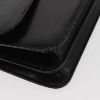 Gucci 1973 Flap Top Handle Bag Leather, BLACK, LEATHER, Handbag