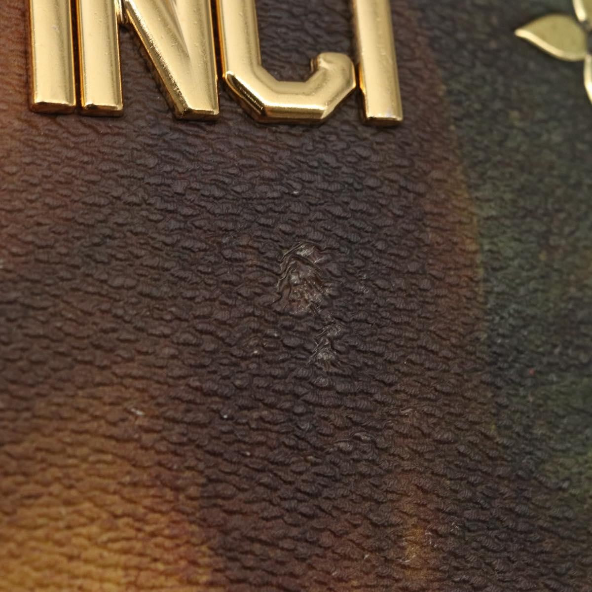 Louis Vuitton Pochette Clutch Limited Edition Jeff Koons Da Vinci Print Canvas, GREEN, PVC, Clutche & pouche