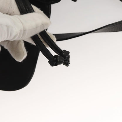 Salvatore Ferragamo Gancini Flap Drawstring Backpack Leather, BLACK, LEATHER, Backpack