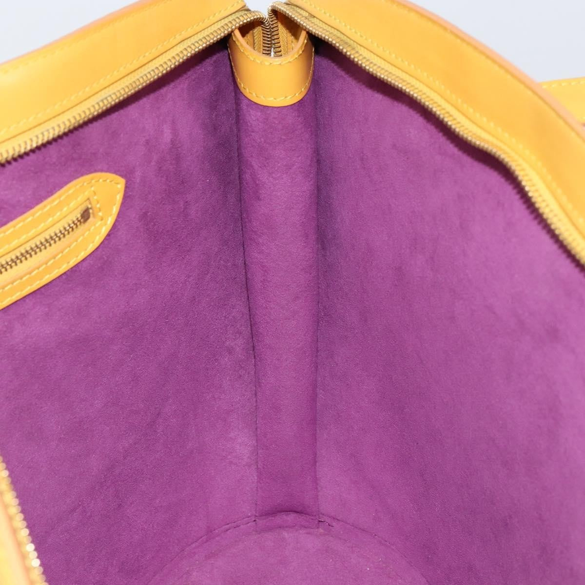 Louis Vuitton Saint Jacques Handbag Epi Leather, YELLOW, LEATHER, Shoulder bag