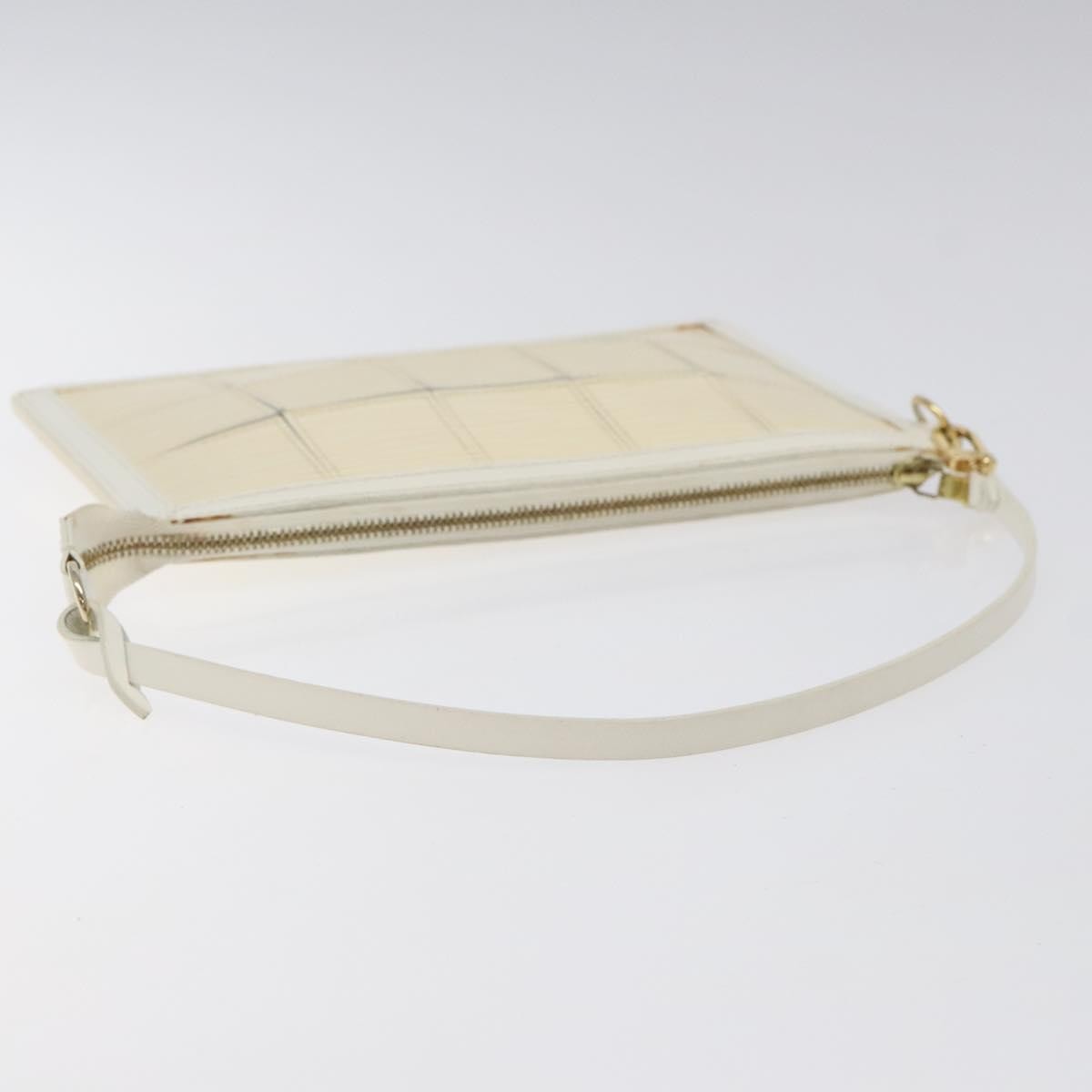Louis Vuitton Delmonico Pochette Stretch Epi Leather, BEIGE, LEATHER, Clutche & pouche