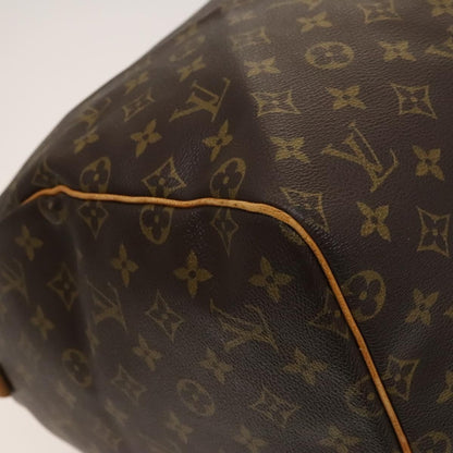 Louis Vuitton Keepall Bag Monogram Canvas, BROWN, CANVAS, Travel bag