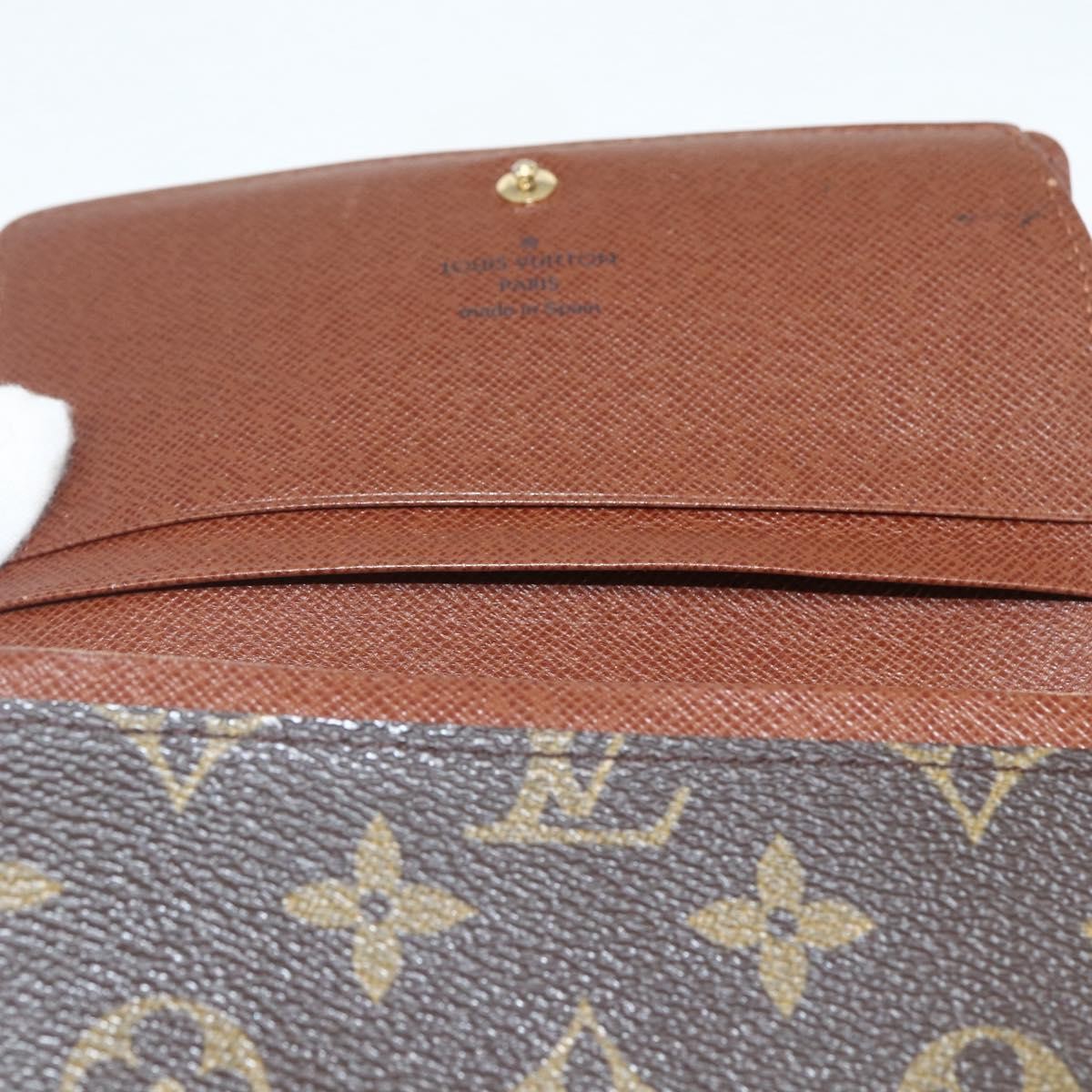 Louis Vuitton Porte Monnaie Tresor Wallet Monogram Canvas, BROWN, CANVAS, Wallets