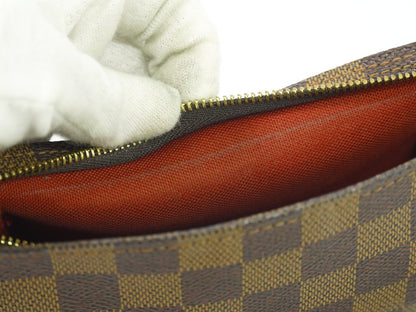 Louis Vuitton Trousse Make Up Bag Damier Canvas, BROWN, CANVAS, Clutche & pouche