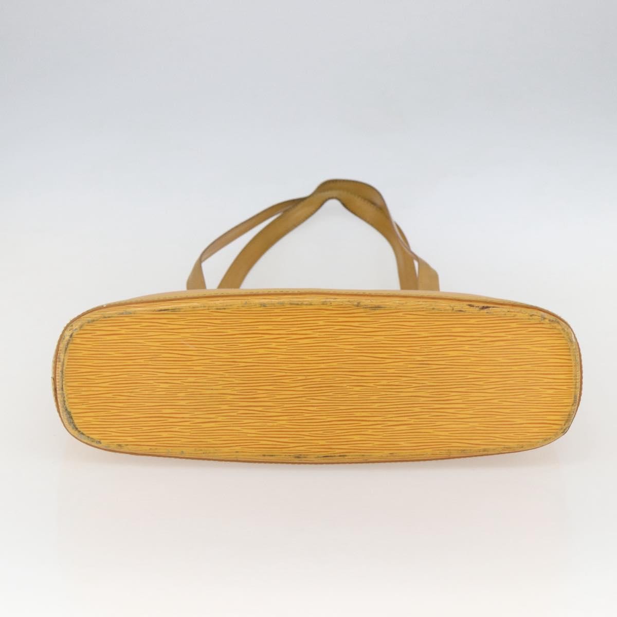 Louis Vuitton Lussac Handbag Epi Leather, YELLOW, LEATHER, Shoulder bag