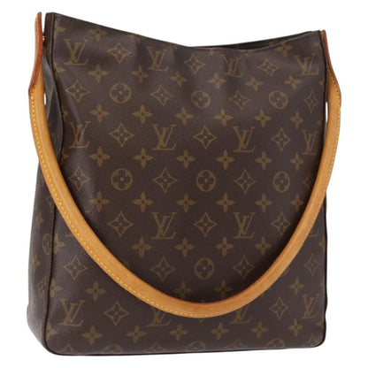 Louis Vuitton Looping Handbag Monogram Canvas, BROWN, CANVAS, Shoulder bag