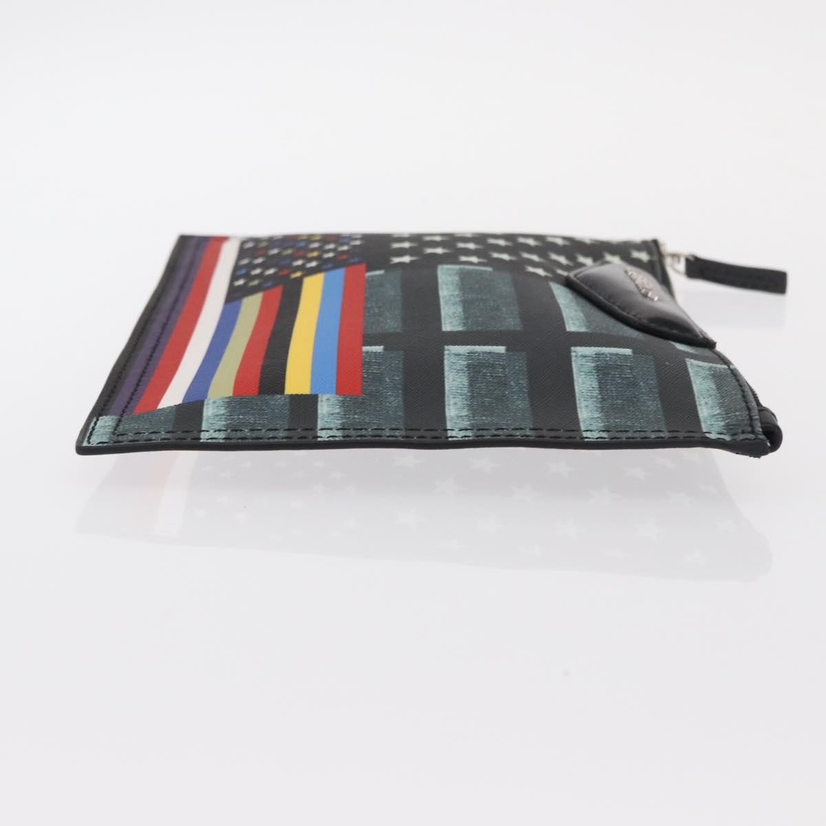 Givenchy Zipped Pouch Printed Leather, MULTICOLOUR, LEATHER, Clutche & pouche