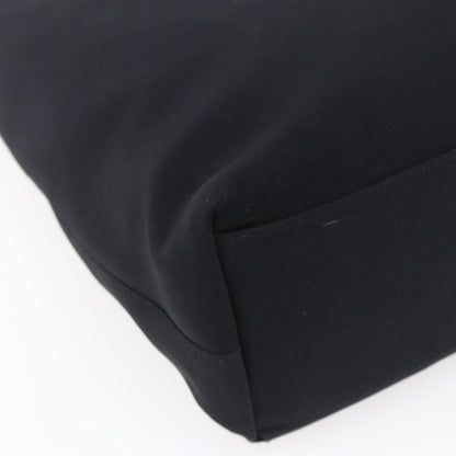 Salvatore Ferragamo Vintage Shoulder Bag Canvas, BLACK, CANVAS, Shoulder bag