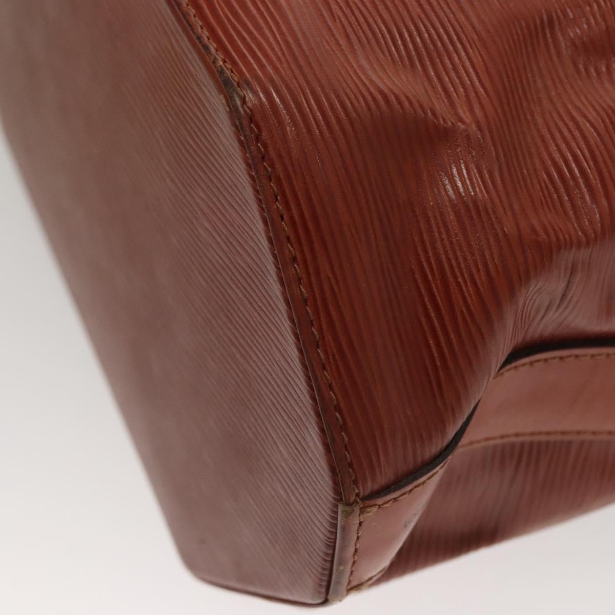 Louis Vuitton Vintage Sac d'Epaule Handbag Epi Leather, BROWN, LEATHER, Shoulder bag