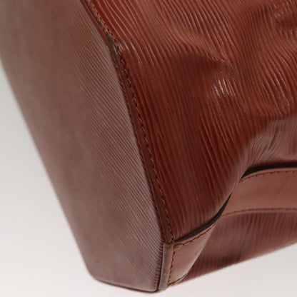 Louis Vuitton Vintage Sac d'Epaule Handbag Epi Leather, BROWN, LEATHER, Shoulder bag