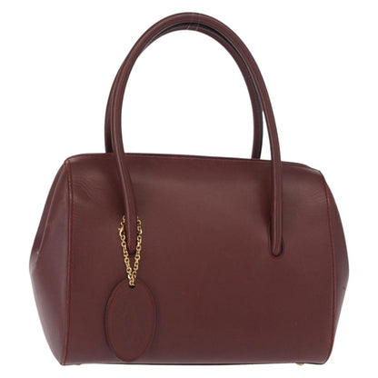 cartier Must De Cartier Leather, BURGUNDY, LEATHER, Handbag