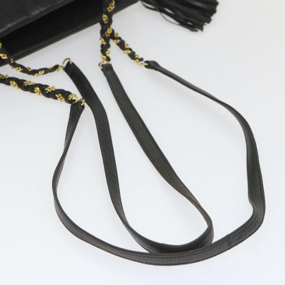 Bally Vintage Shoulder Bag Quilted leather, BLACK, LEATHER, Shoulder bag