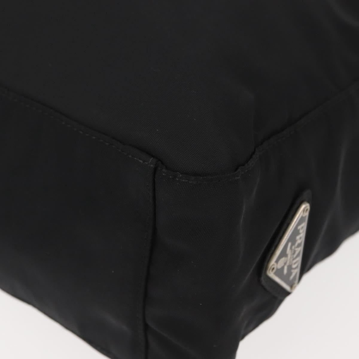 Prada Vintage Zip Tote Tessuto, BLACK, NYLON, Tote bag