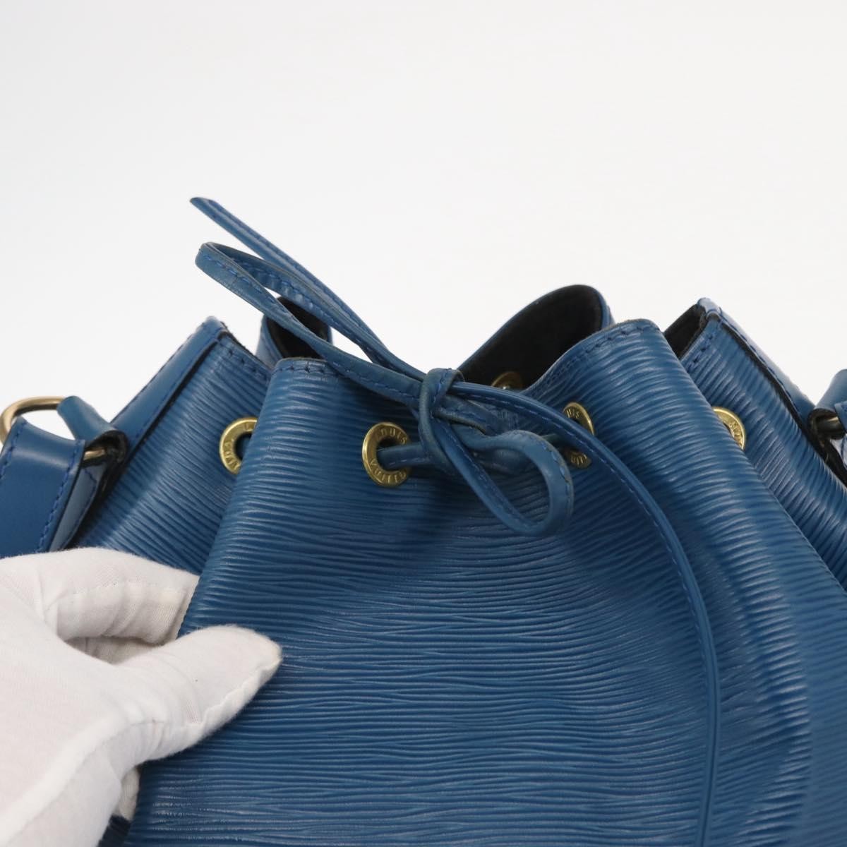 Louis Vuitton Noe Handbag Epi Leather, BLUE, LEATHER, Shoulder bag
