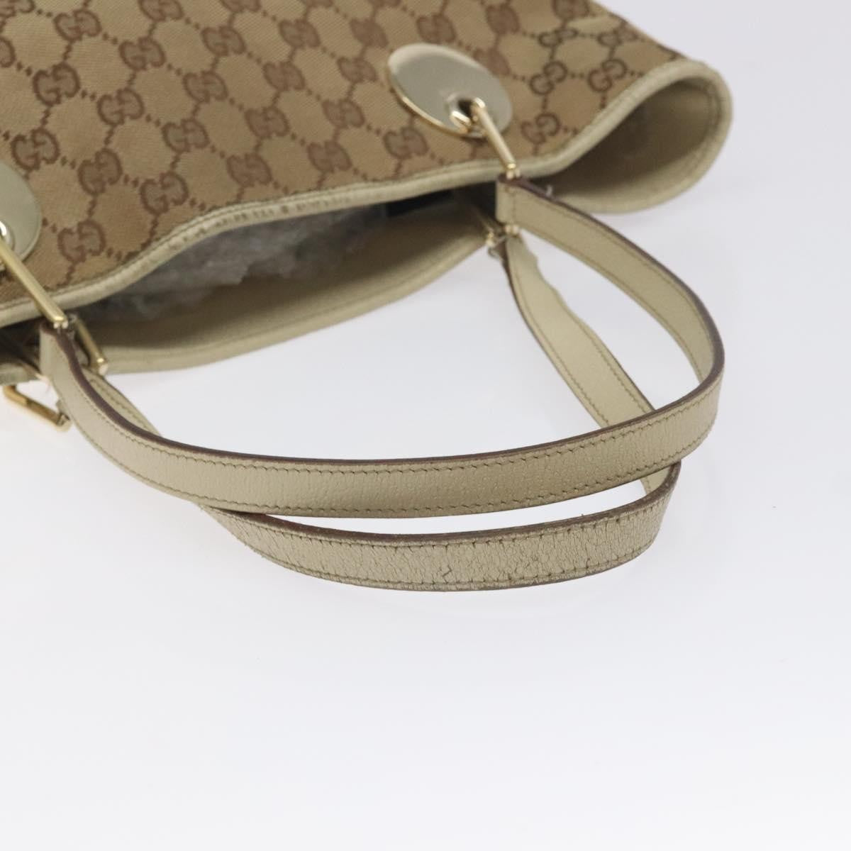 Gucci GG Canvas Bag Canvas, BEIGE, CANVAS, Tote bag