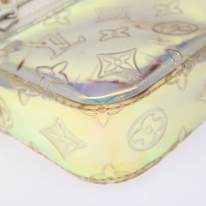 Louis Vuitton Pochette Volga Limited Edition Monogram Prism PVC, SILVER, PVC, Clutche & pouche