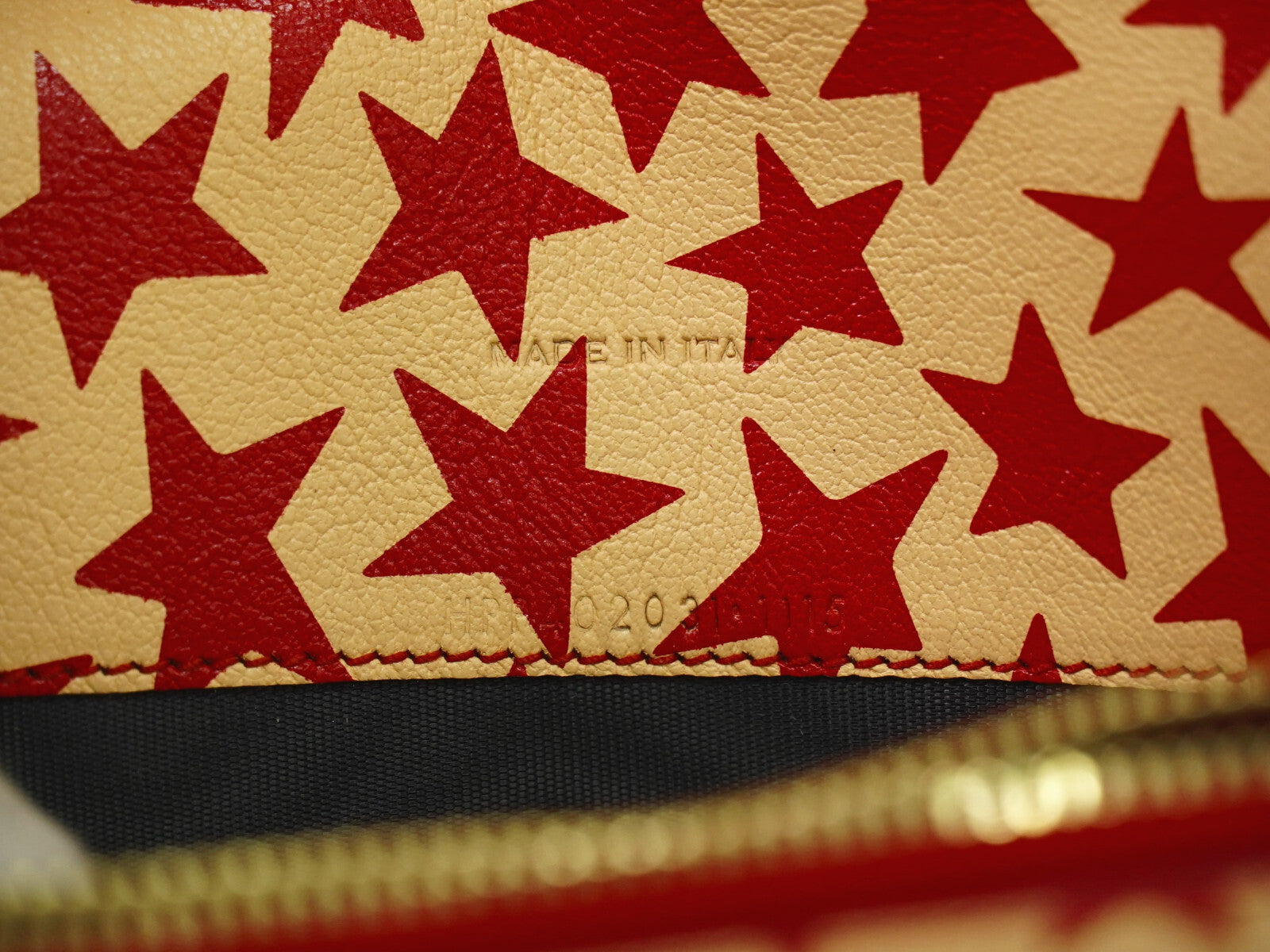 Saint Laurent Star wallet on chain Leather, RED, LEATHER, Wallets